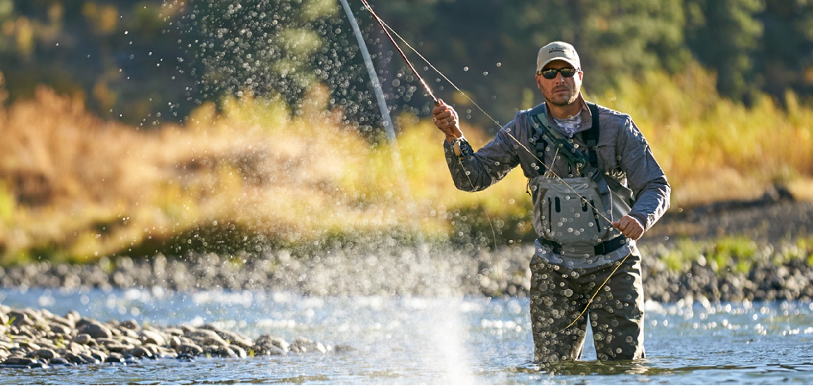 Outsiders Collection. We love the feeling of being first to greet the morning sun, casting the perfect line and listening to the splash of rising fish.