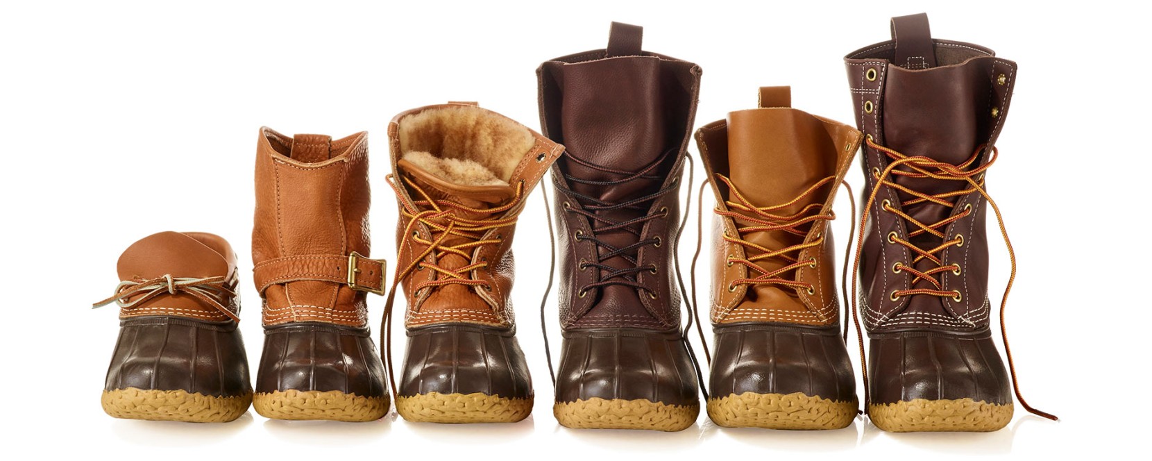 L.L.Bean Boots. We handcraft our L.L.Bean Boots in the USA. Maine to be exact - and we do it one pair at a time using the finest leather and waterproof rubber. 