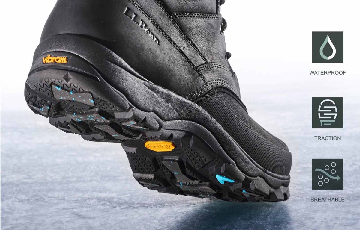 vibram arctic grip running shoes