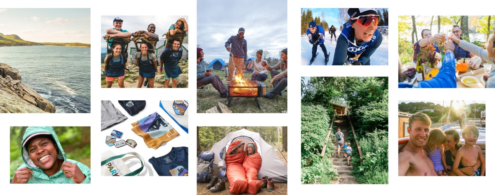 Collage of the outdoors