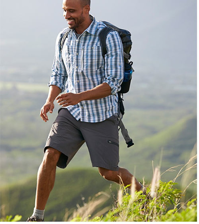 Our Toughest Hiking Shorts Durable fabric exceeds our testing standards, ensuring they’ll stand up to every rugged trail mile. 