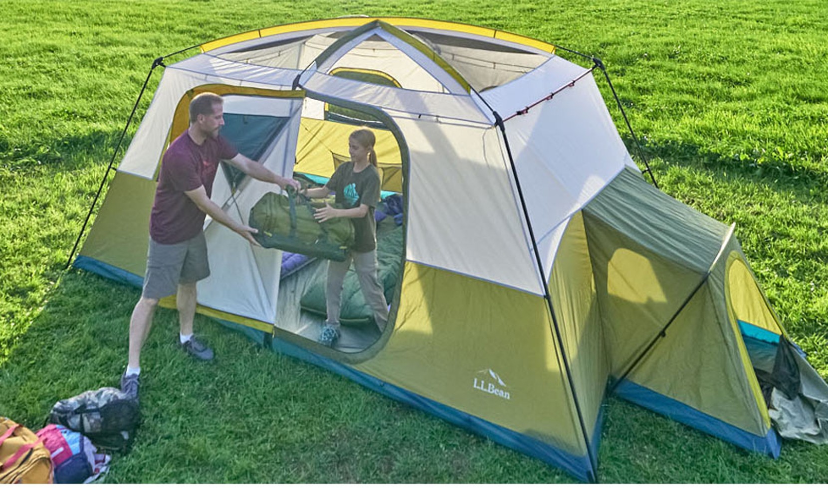 Room to Spare This roomy home away from home is built with special extras like a self-closing door and pet vestibule so the whole family can come along. 