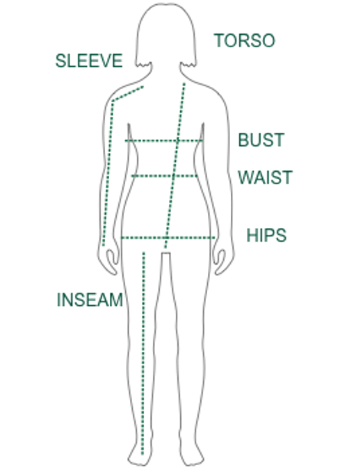 Polar Chest Size Chart