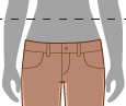 Women's Pants and Shorts Modern Waist fit