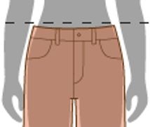 Women's Pants and Shorts Original Waist fit
