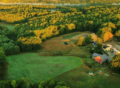 Aerial view of The Ecology School