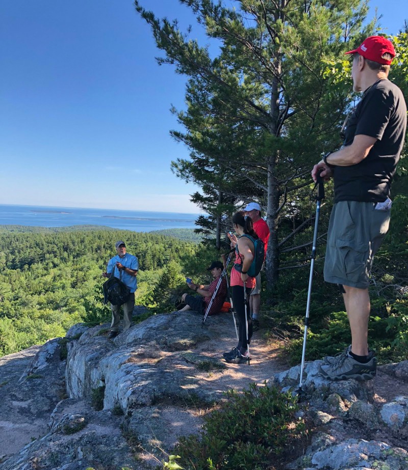 Image of people hiking