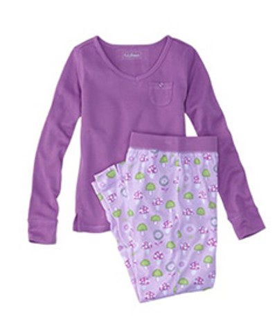Jersey Knit Girls' Pajamas