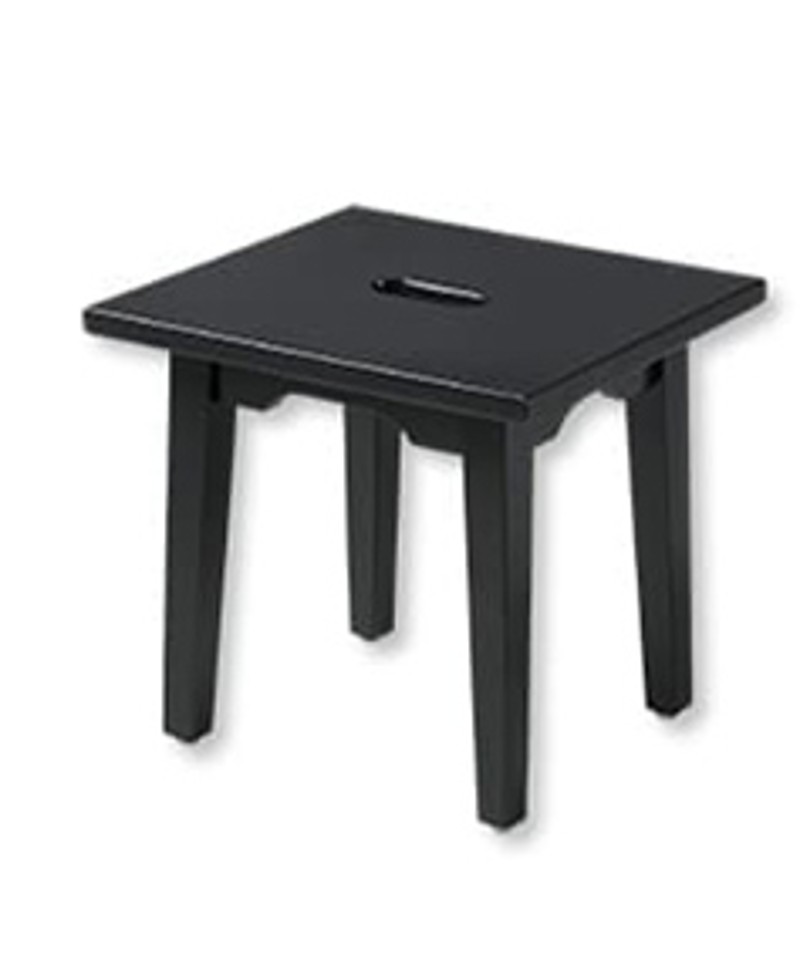A black Painted Cottage Step Stool.