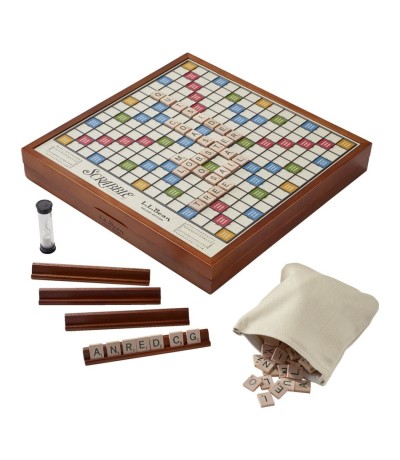 A Deluxe Scrabble set.