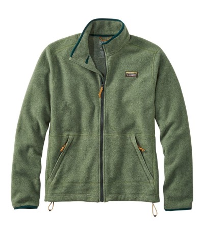 A green men's Mountain Classic Fleece Jacket.