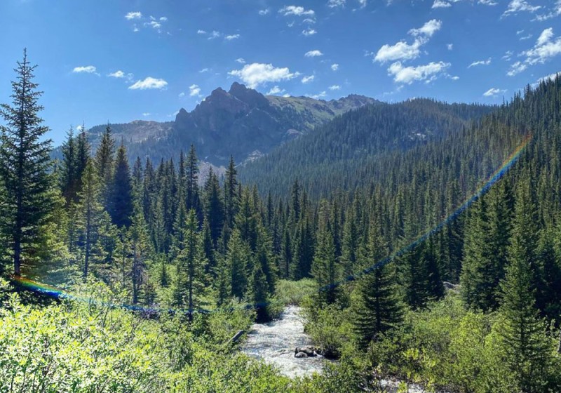 Beautiful scenic mountain view.