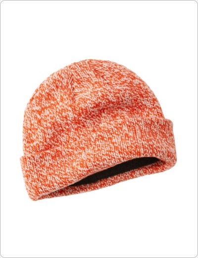 Men's Ragg Wool Hat, Radiant Orange.