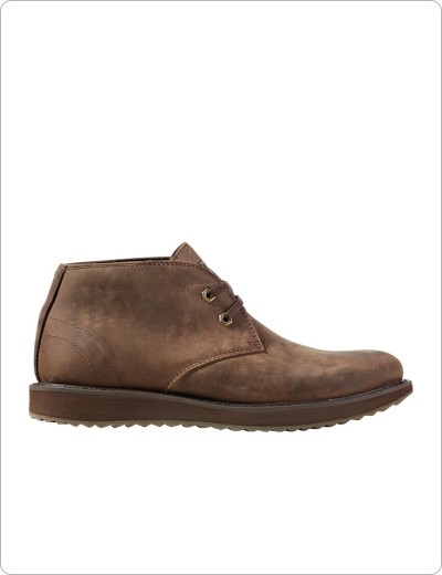 Stonington Chukka Boot Leather, Deepest Brown.