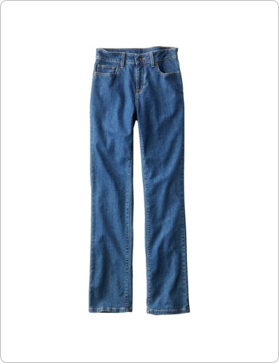 Trueshape Classic Straight Leg Jeans, Washed Indigo.