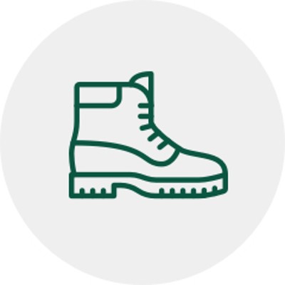 illustration of hiking boot