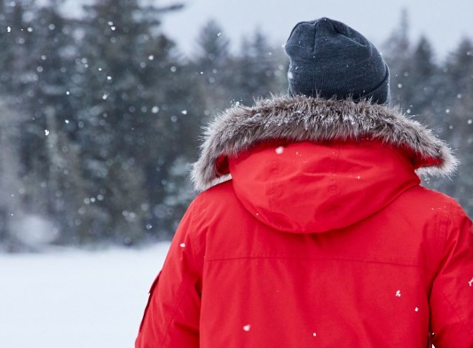 Red Baxter State parka