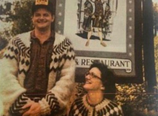 people wearing vintage ragg wool sweaters