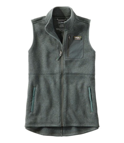 Women's fleece vest.