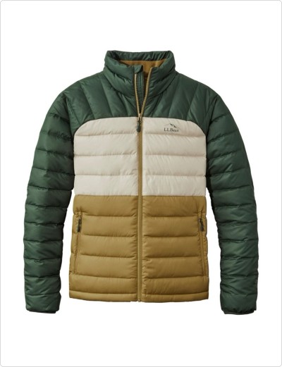 A Men's Bean's Down Jacket.