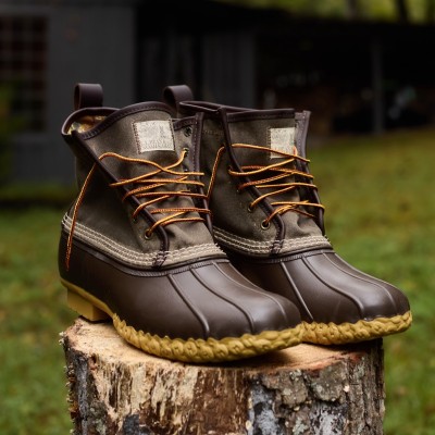 A pair of L.L.Bean & Noah Kahan Bean Boots.