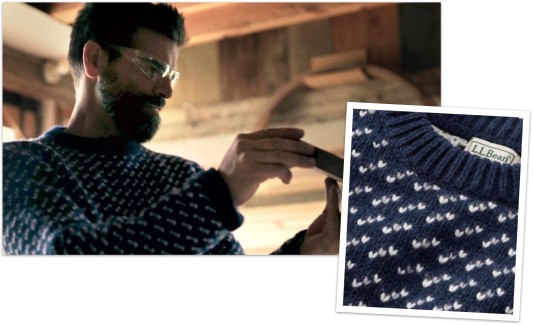 Ragg wool sweater ll bean sale