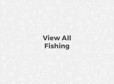 Text "View All Fishing" with gray background and white outdoor icons.