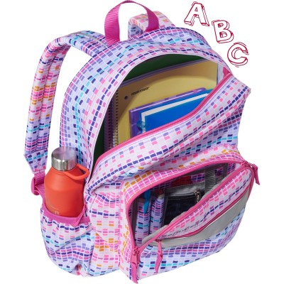 An Original Book Pack, open to show contents, a playful ABC graphic above.
