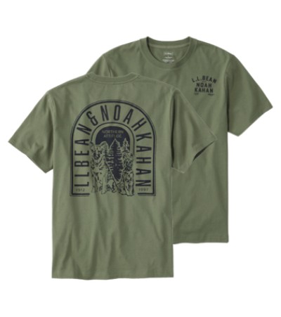 An L.L.Bean & Noah Kahan short sleeve tee.