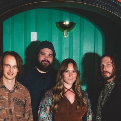 The band Golden Oak poses for the camera.