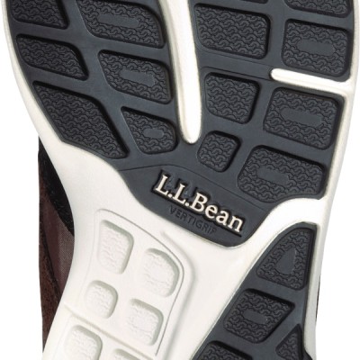 Close up view of sneaker bottom tread.
