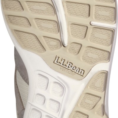 Close up view of sneaker bottom tread.