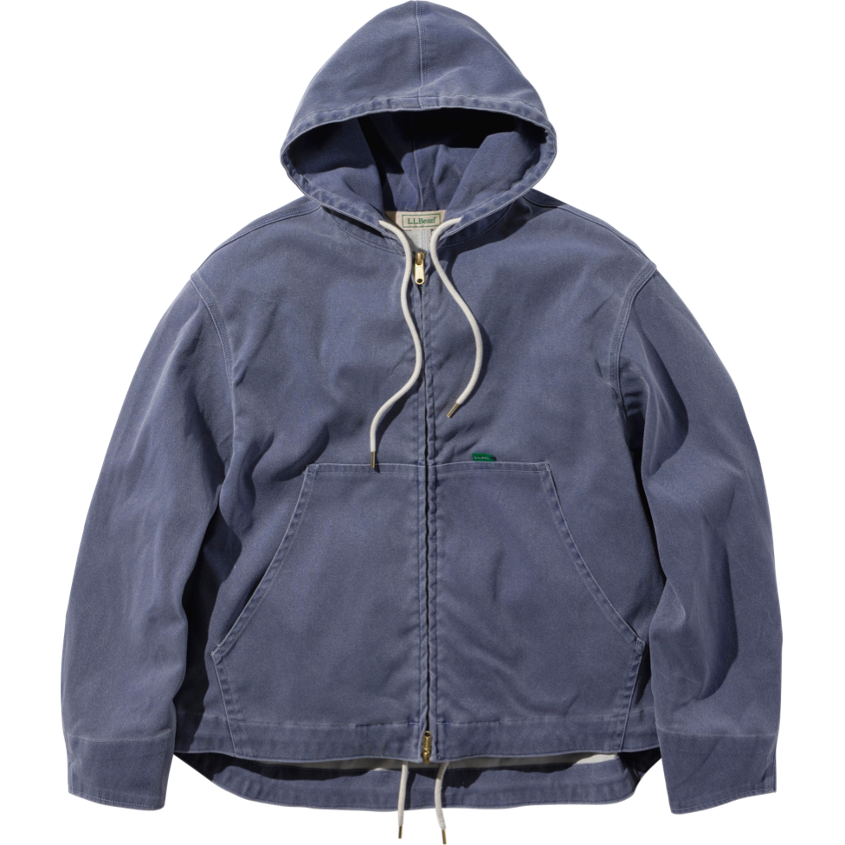 Faded blue color L. L. Bean Prospect Harbor hoodie.