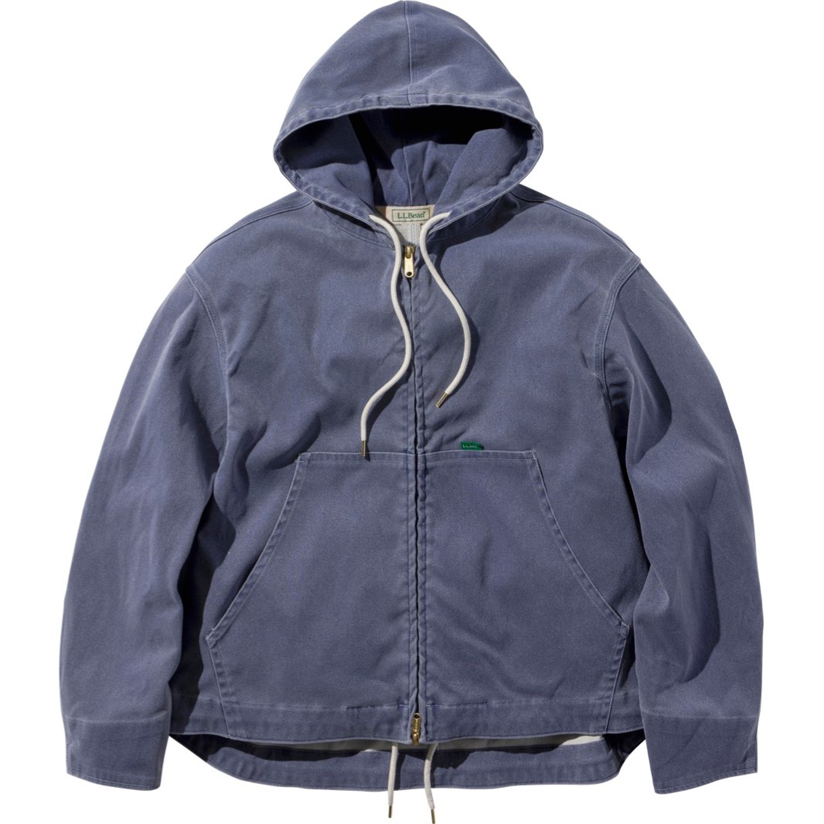 Faded blue color L. L. Bean Prospect Harbor hoodie.