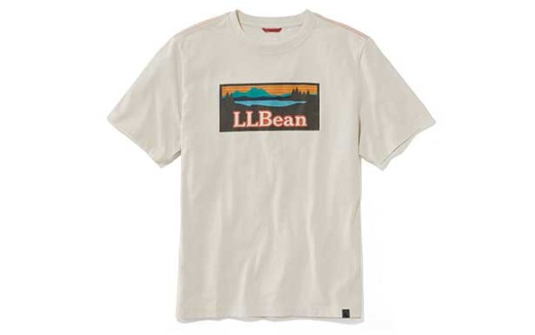 An L.L.Bean shirt with the Sunrise over Katahdin logo.