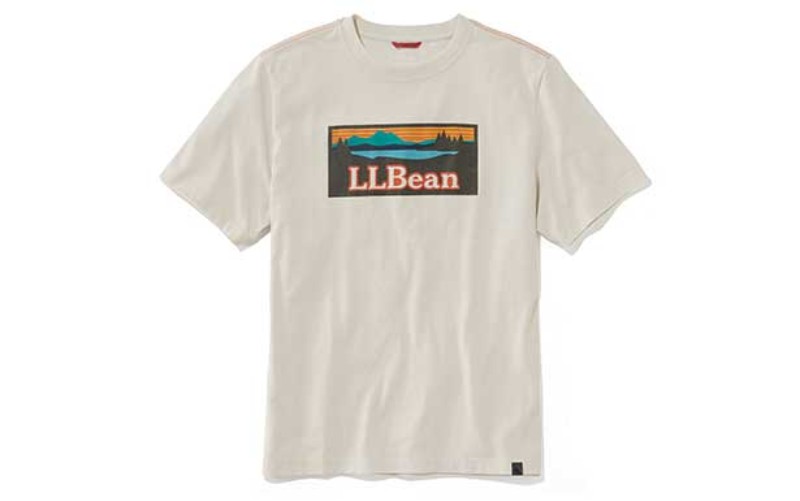 An L.L.Bean shirt with the Sunrise over Katahdin logo.