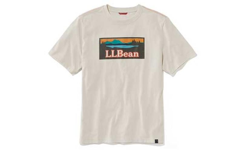 An L.L.Bean shirt with the Sunrise over Katahdin logo.