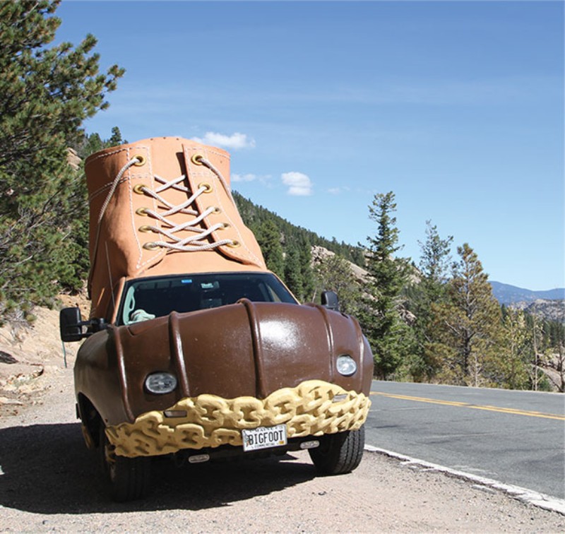 The Bootmobile.