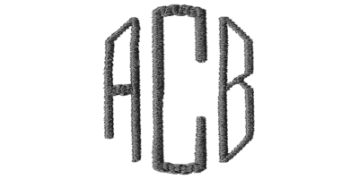 Image of Classic monogram style.