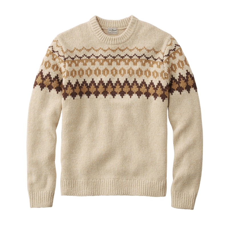 Men's Ragg Wool Fair Isle Sweater