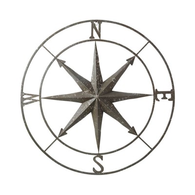 Metal Compass Rose