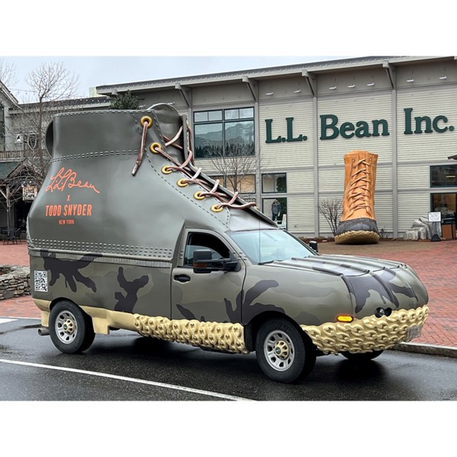 Bootmobile decked out for the Todd Snyder Spring 2022 Launch