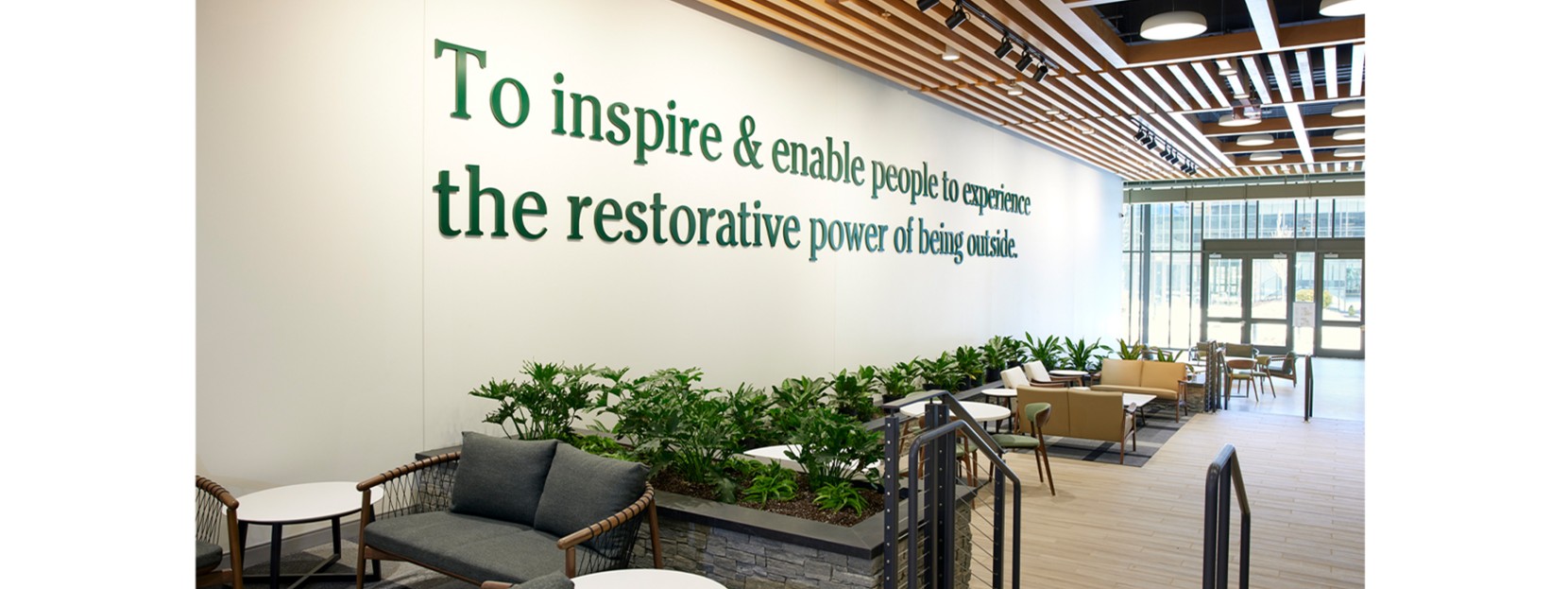 L.L.Bean Entry and Purpose Wall