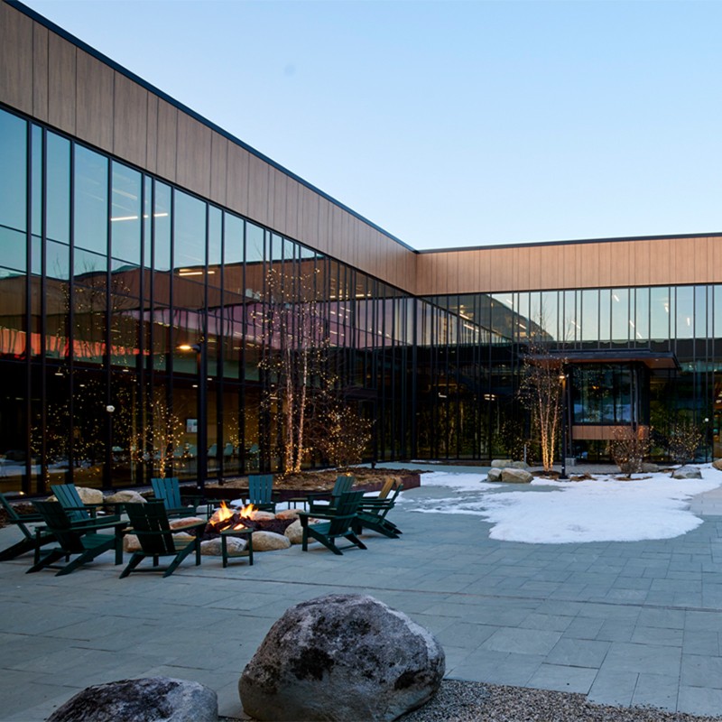 Interior Courtyard with Firepit