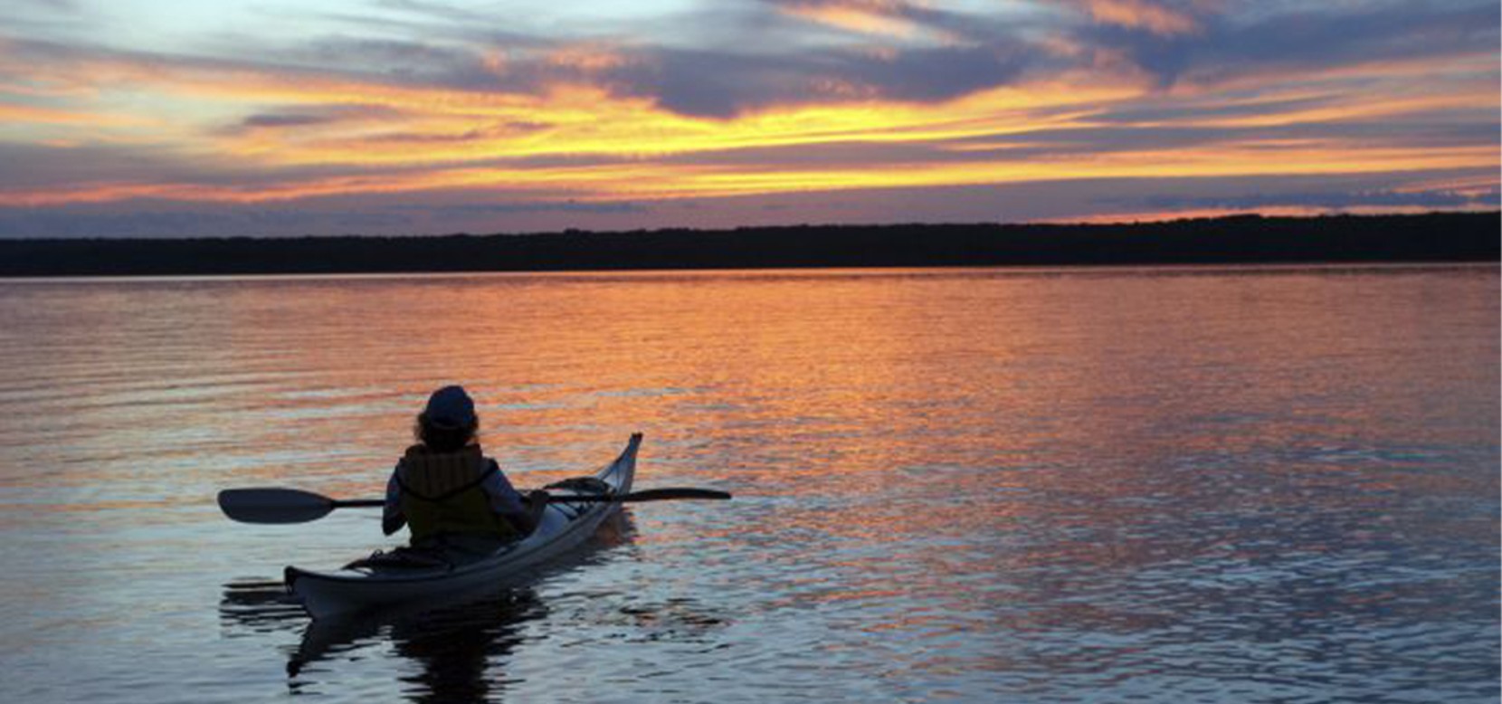 sunset kayak