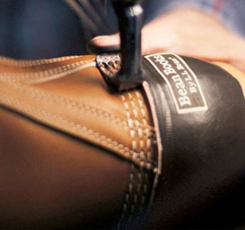The triple-stitch is a trademark of L.L.Bean Boots. Our stitchers are trained for 26 weeks to master the technique.