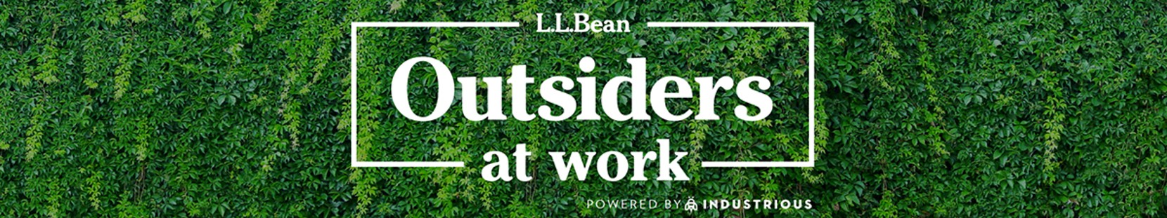 L.L.Bean Outsiders at work. 