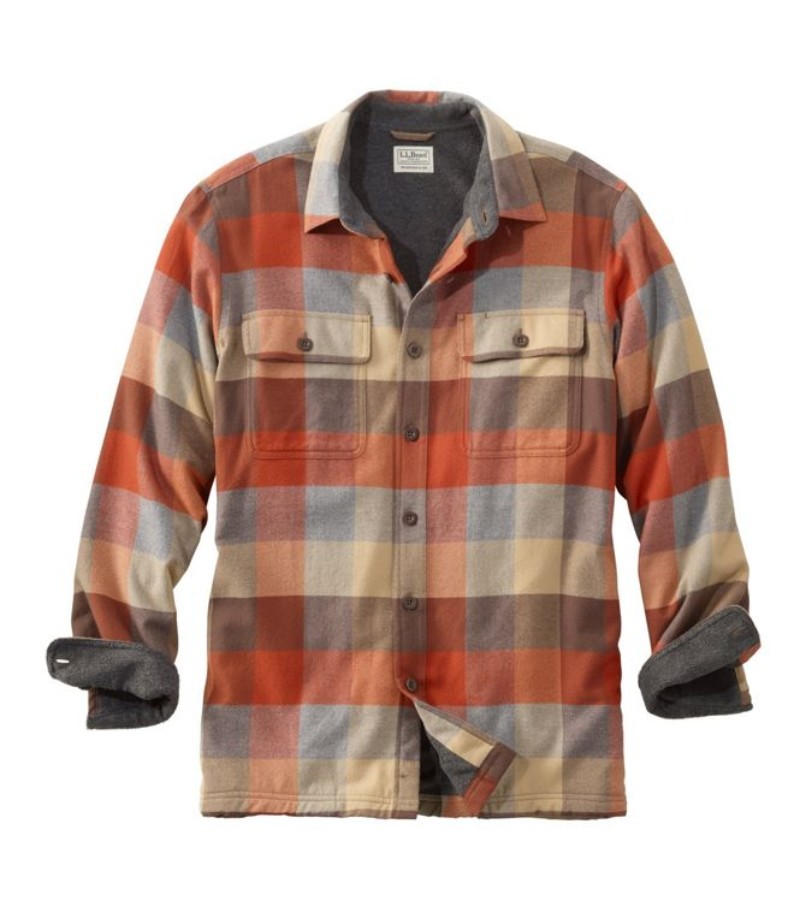 Men's Fleece-Lined Flannel Shirt