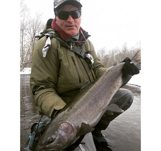 Jeff Miller, holding a catch