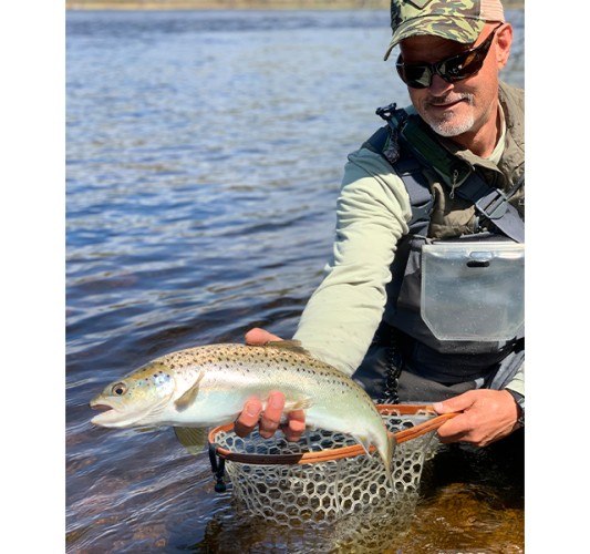 Jeff Miller, holding a catch